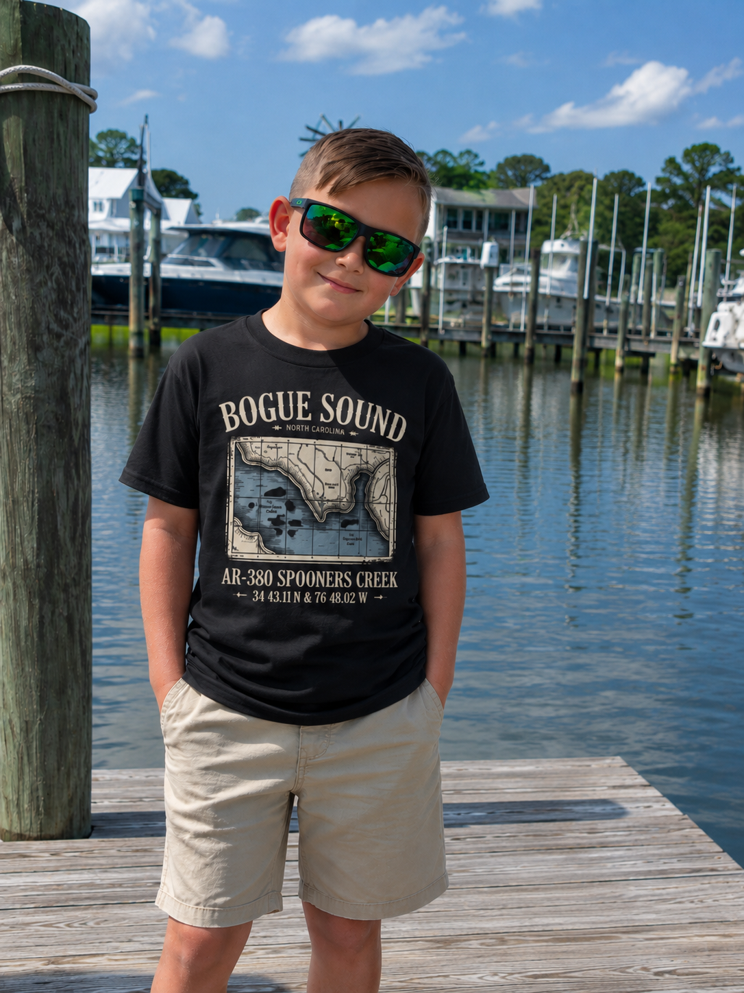AR 380 Bogue Sound Kids Tee