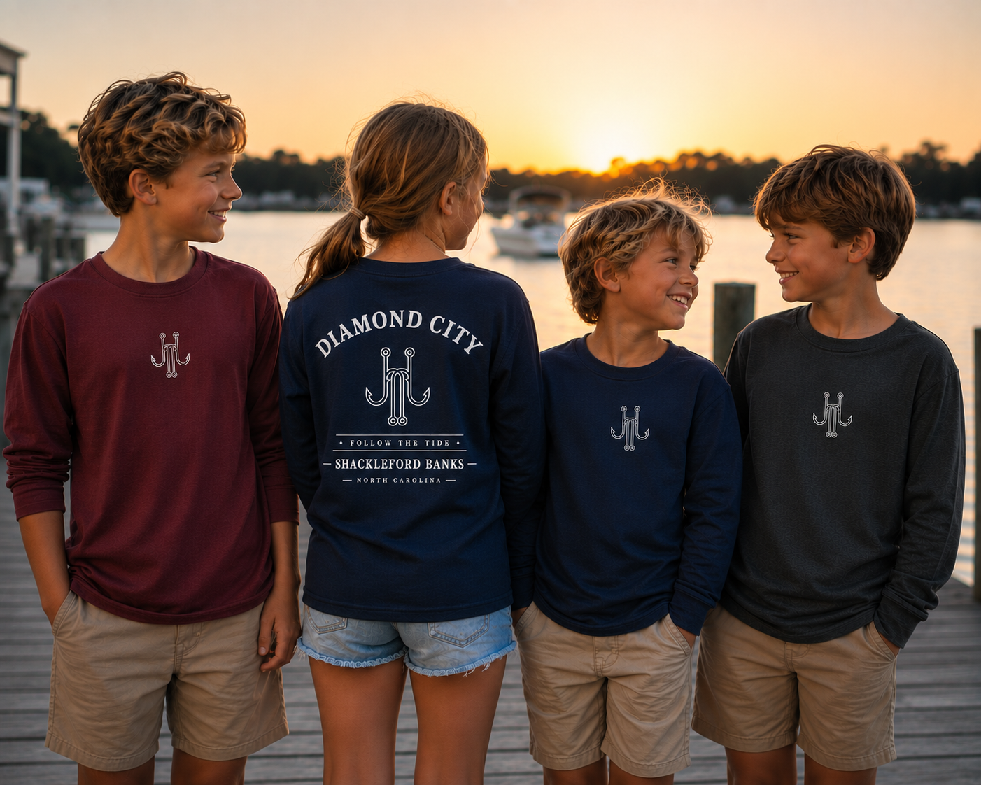 Diamond City Kids Signature Long Sleeve Tee