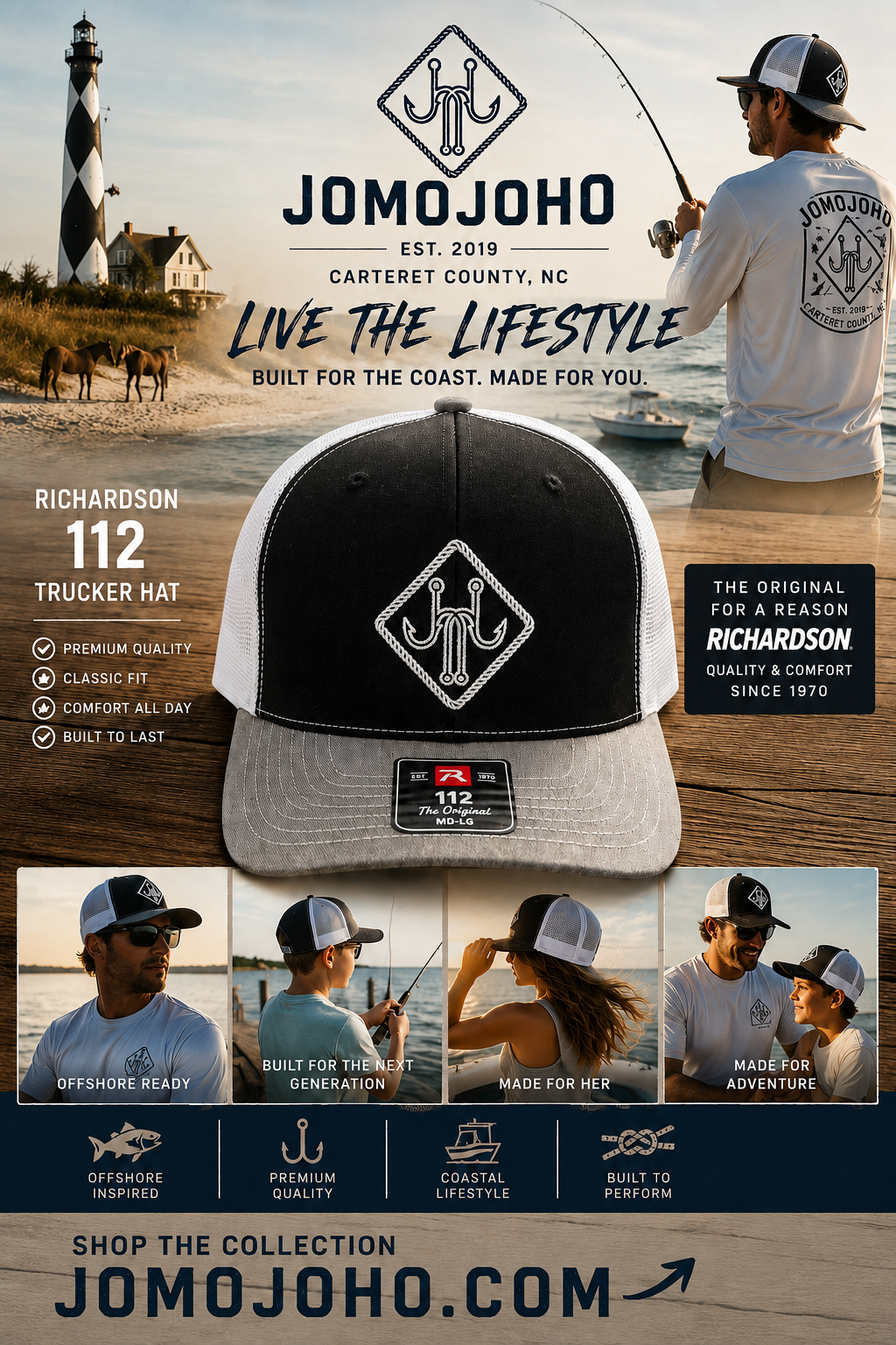 Hooks & Rode Hat