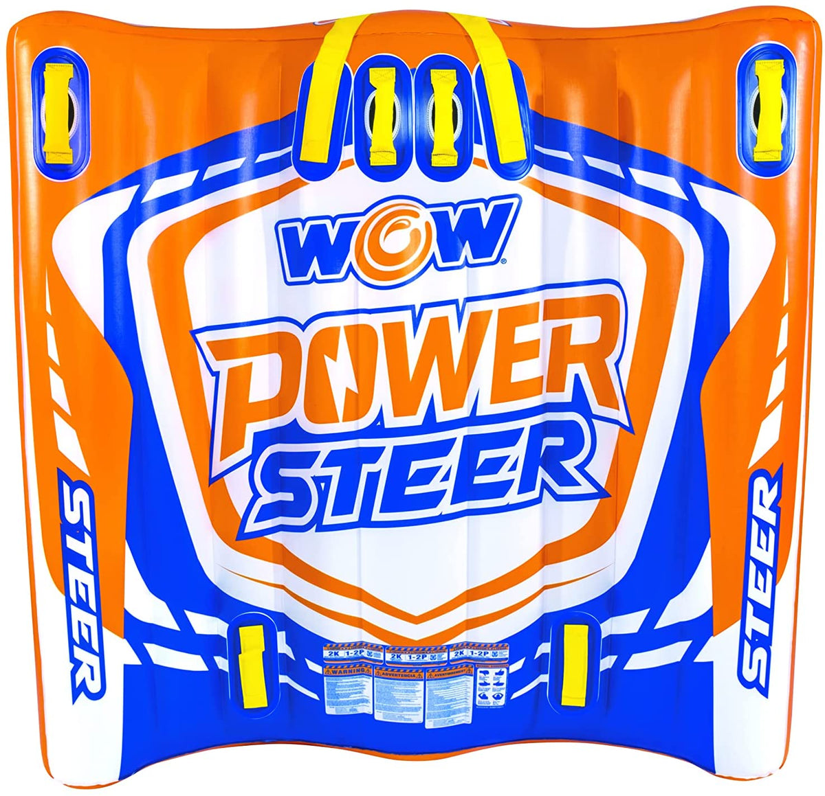 WOW Watersports Power Steer 2 Person 2P Steerable Deck Tube Towable