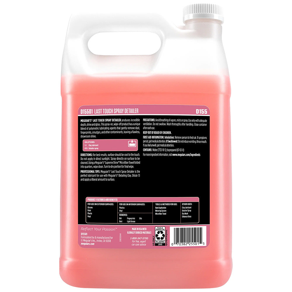 Meguiars Detailer Last Touch Spray Detailer - 1-Gallon *Case of 4*