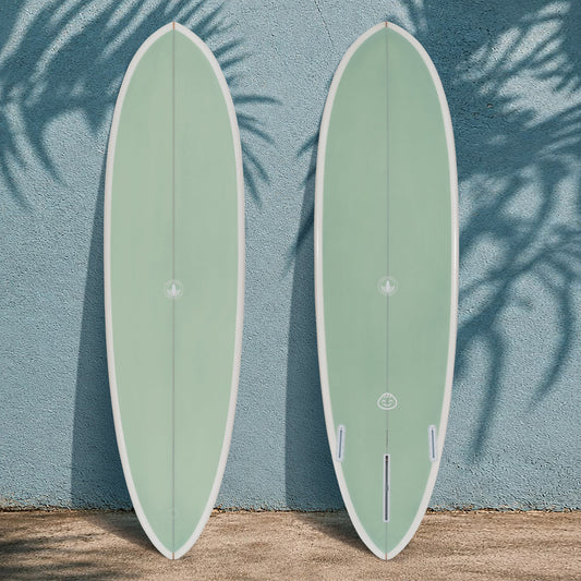 Dumplin Mid Length Surfboard – Mint - Ships 10/6/26