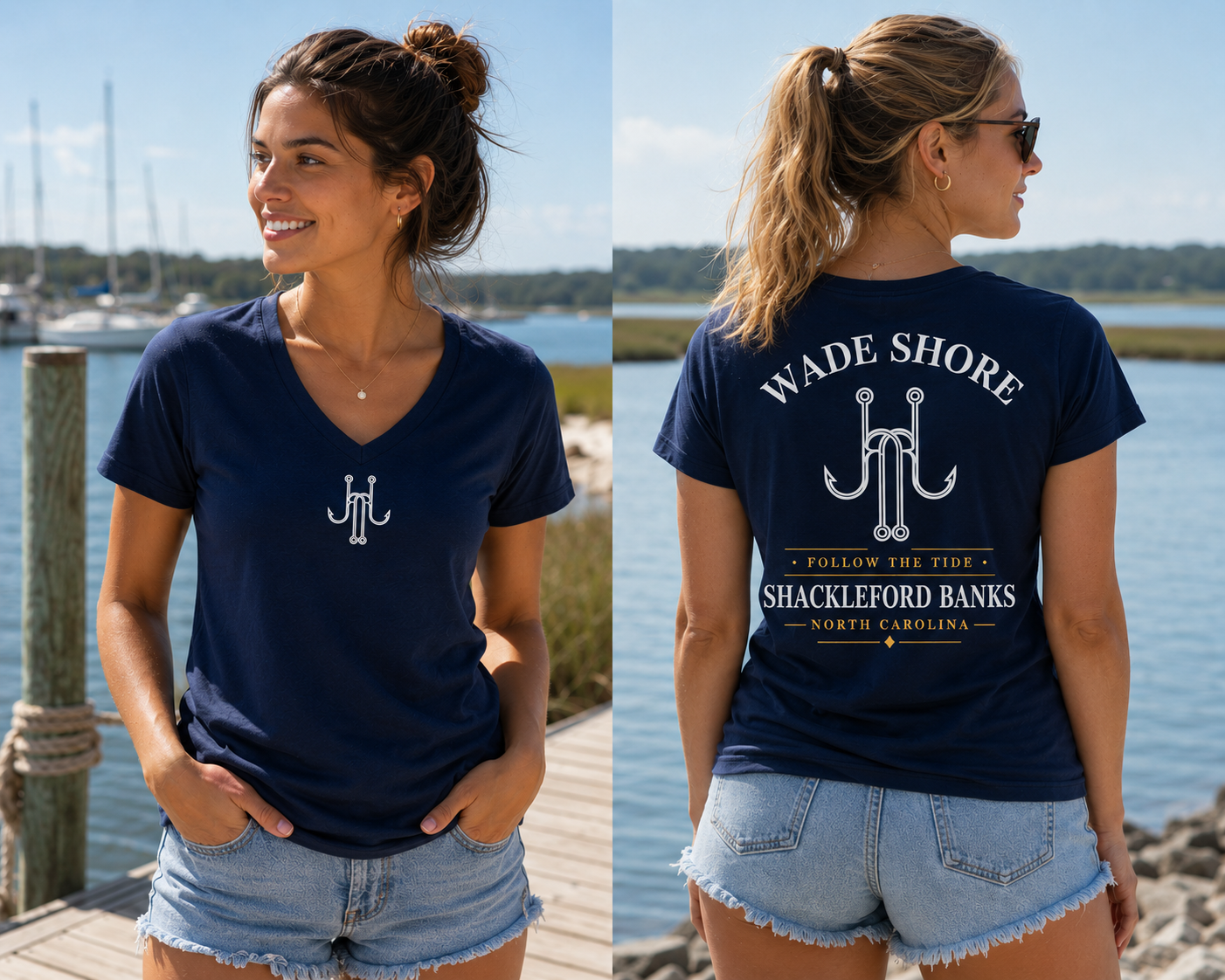 Wade Shore Signature V-Neck Tee