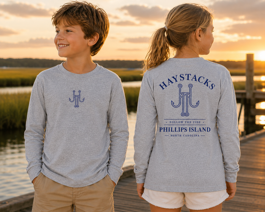 Haystacks Signature Kids Long Sleeve Tee