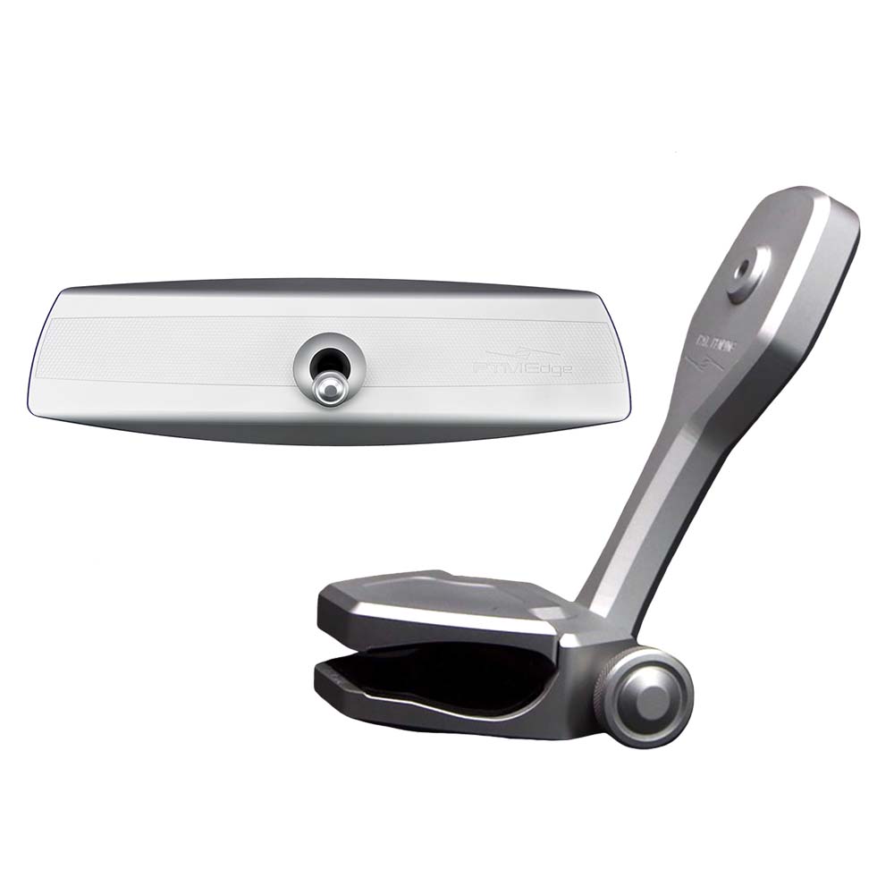 PTM Watersports Mirror/Bracket Kit w/VR-140 Elite Mirror  ZXR-320 (Silver)