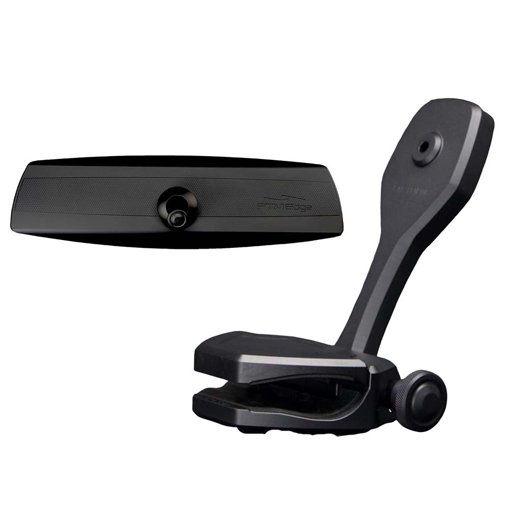 PTM Watersports Mirror/Bracket Kit w/VR-140 Elite Mirror  ZXR-320 (Black)