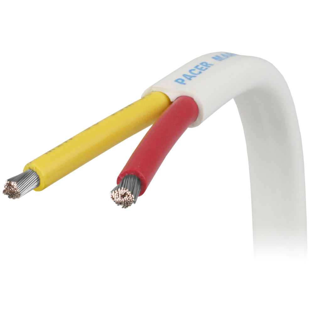 Pacer 16/2 AWG Safety Duplex Cable - Flat Cable - Red/Yellow - Sold By The Foot