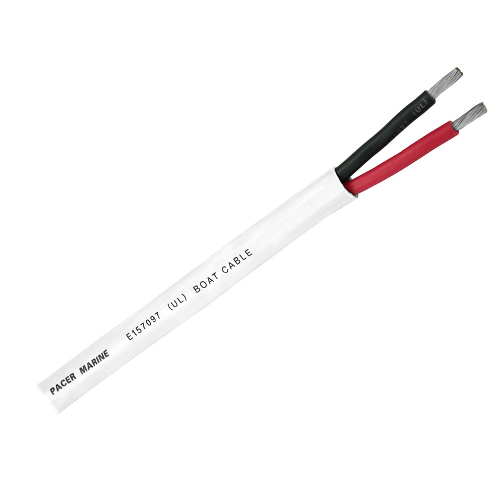 Pacer Duplex 2 Conductor Cable - 250' - 14/2 AWG - Round Cable - Red, Black