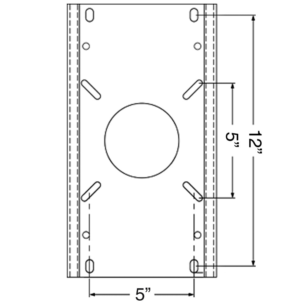 Springfield Trac-Lock Swivel/Slide Locking Mount f/2-7/8" Post
