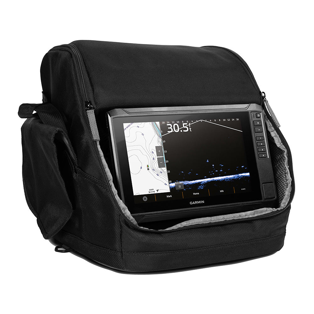 Garmin ECHOMAP UHD2 93SV LiveScope Plus Ice Fishing Bundle LI w/ECHOMAP UHD2 93sv, LiveScope Plus System  Lithium-ion Battery