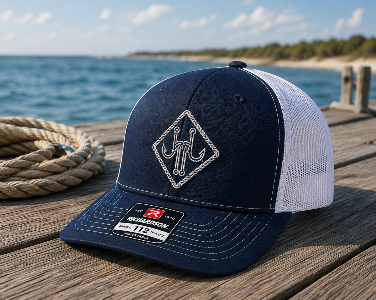 Salt Edition Trucker Hat Navy/White