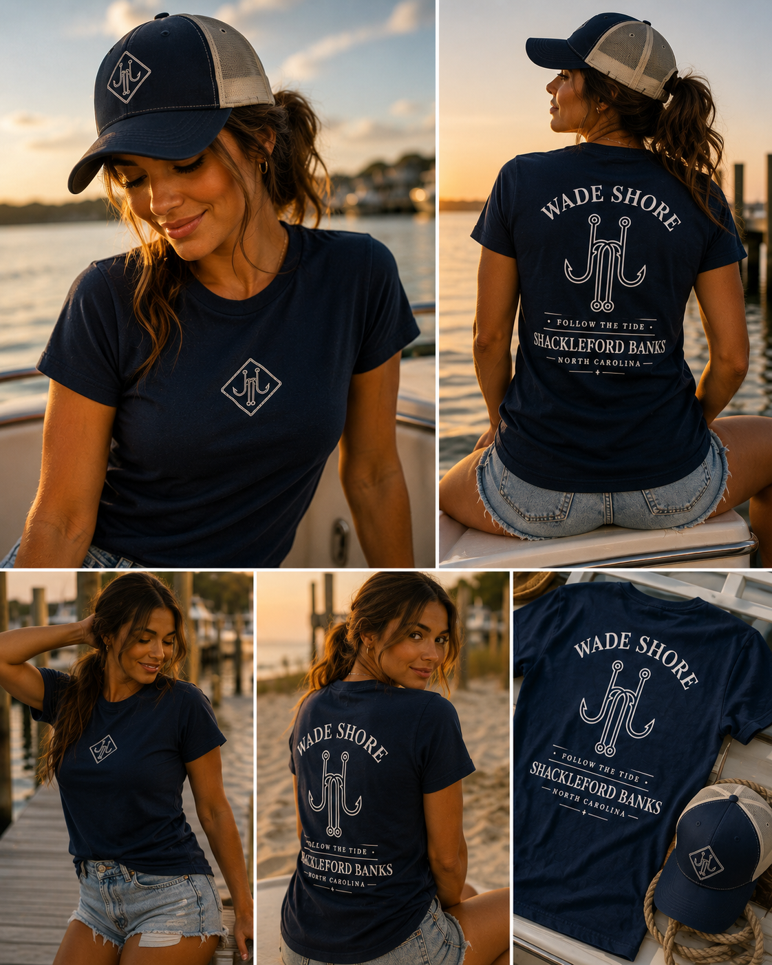 Wade Shore Navy Signature Dual Print™