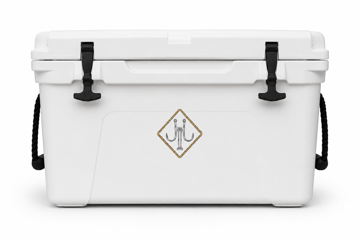 Hook & Rode™ Silver Edition UV-DTF Decal (White Background)