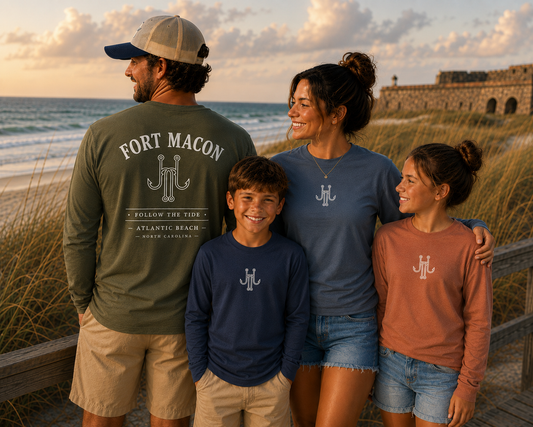 Fort Macon Signature Long Sleeve Tee