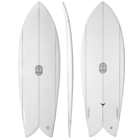 The Finlet Twin Fin Fish Surfboard – Triple Stringer EPS