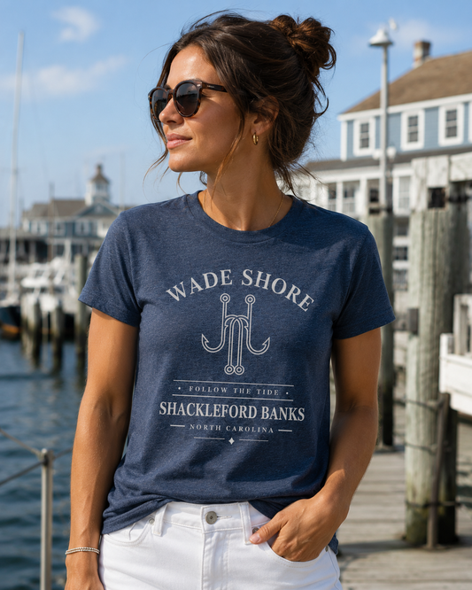 * ⚓️ Wade Shore™ Signature Tee - Navy