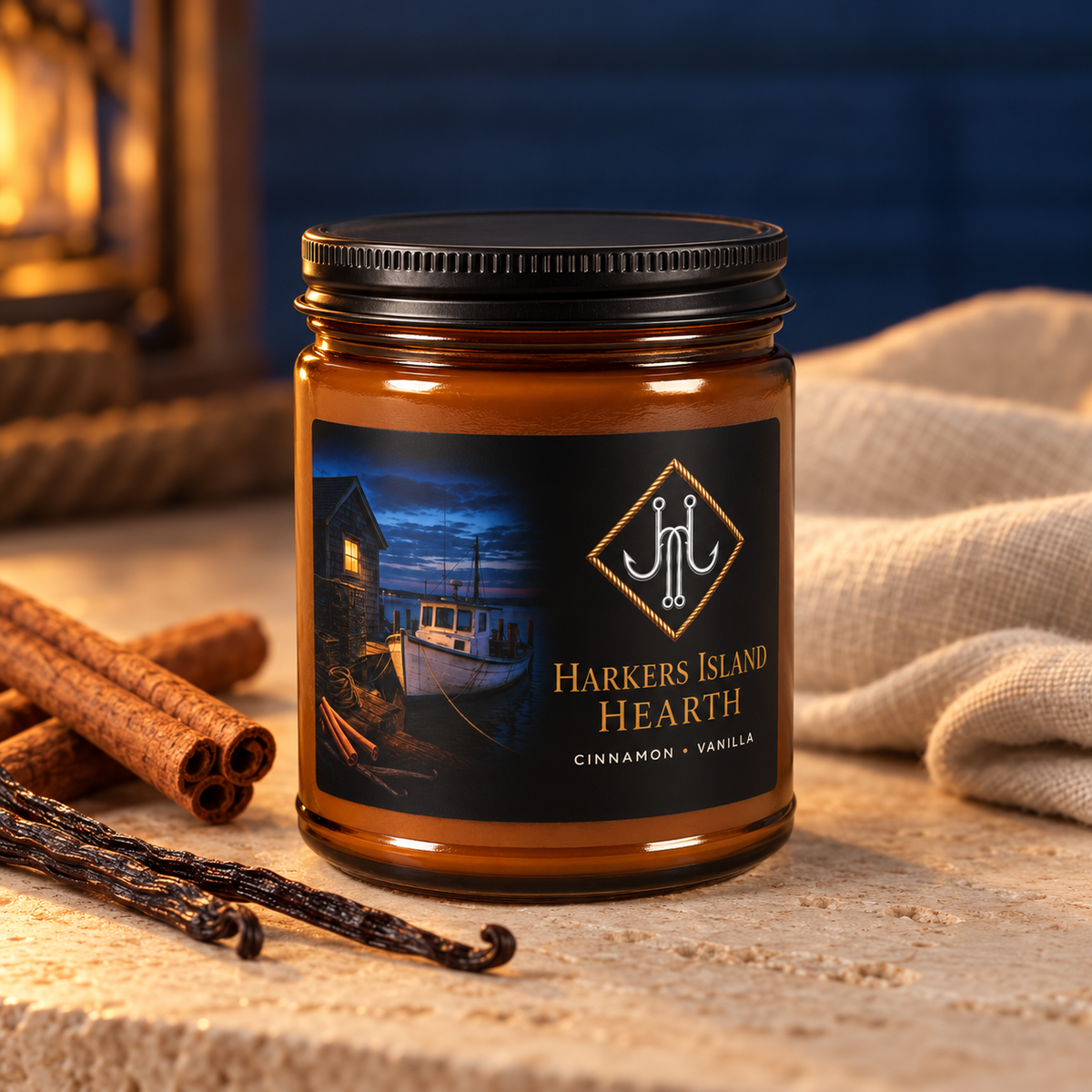 Harkers Island Hearth Candle