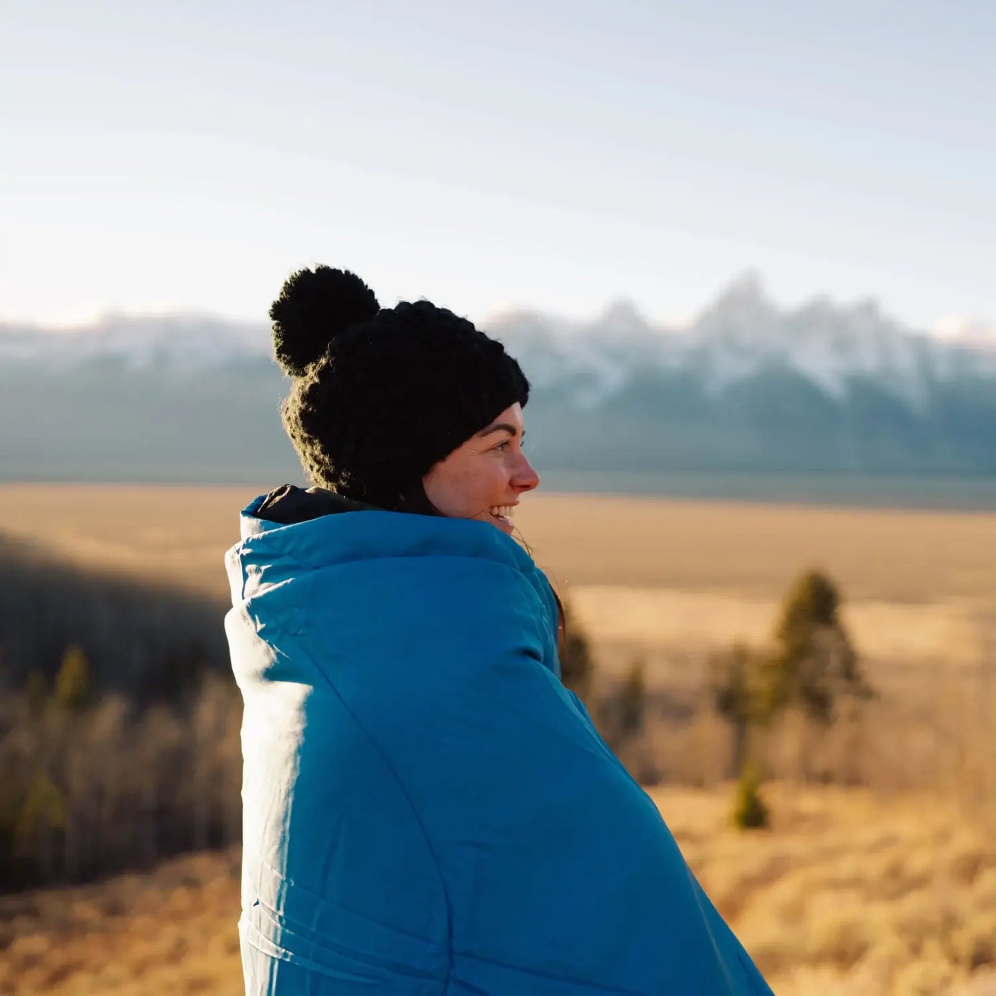 Kylmit Horizon Travel Blanket - Deep Water