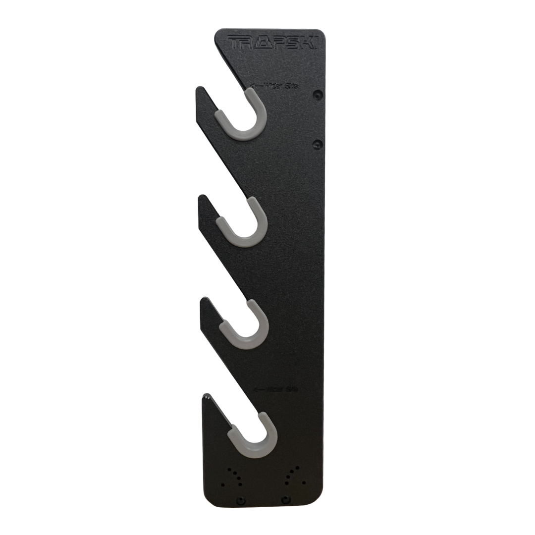 TRAPSKI Non-Skid Rubber Slot Inserts for Ski & Snowboard Racks – Gray 4-12 Packs