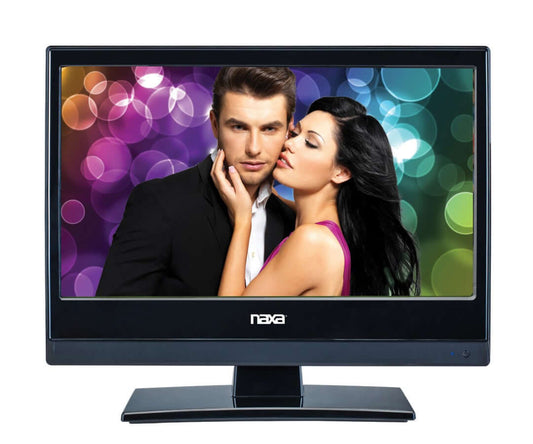 Naxa 13.3 Inch 12Volt AC/DC LED HDTV ATSC with DVD and Media Player + Car Package