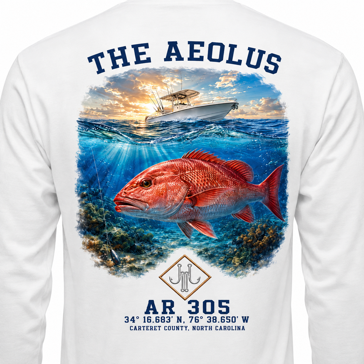 The Aeolus Snapper Long Sleeve Tee- AR 305