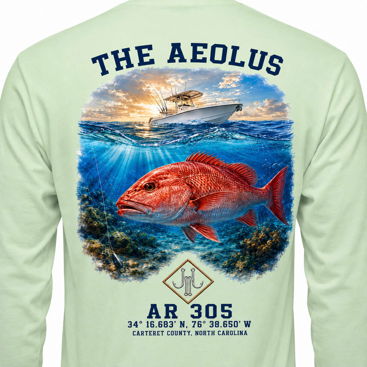 The Aeolus Snapper Tee- AR 305