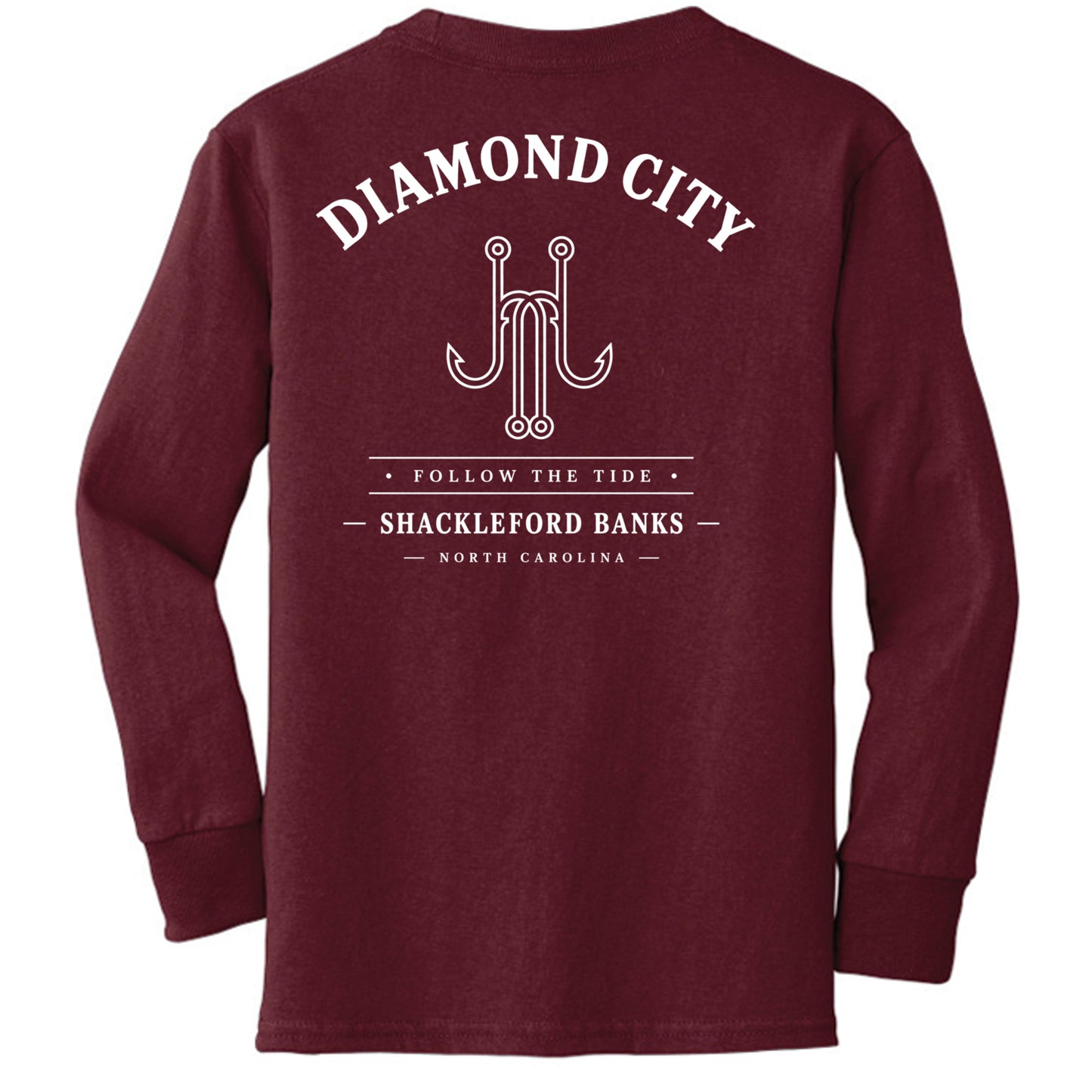 Athletic Maroon - PC54YLS - BACK
