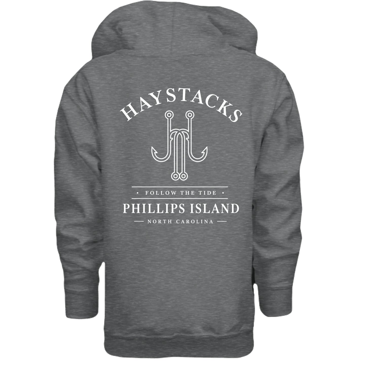 Fan Charcoal Heather - G185B - BACK