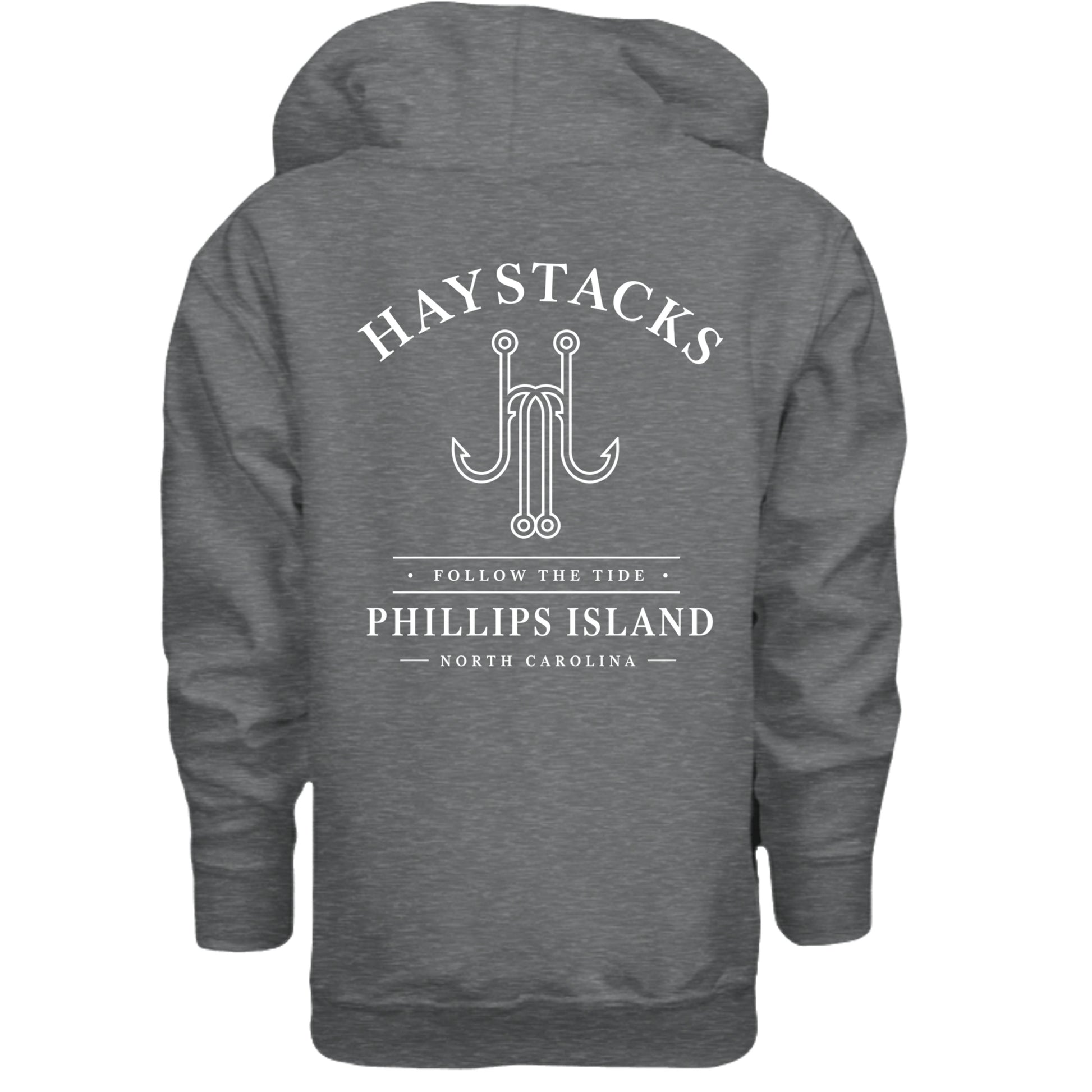 Fan Charcoal Heather - G185B - BACK