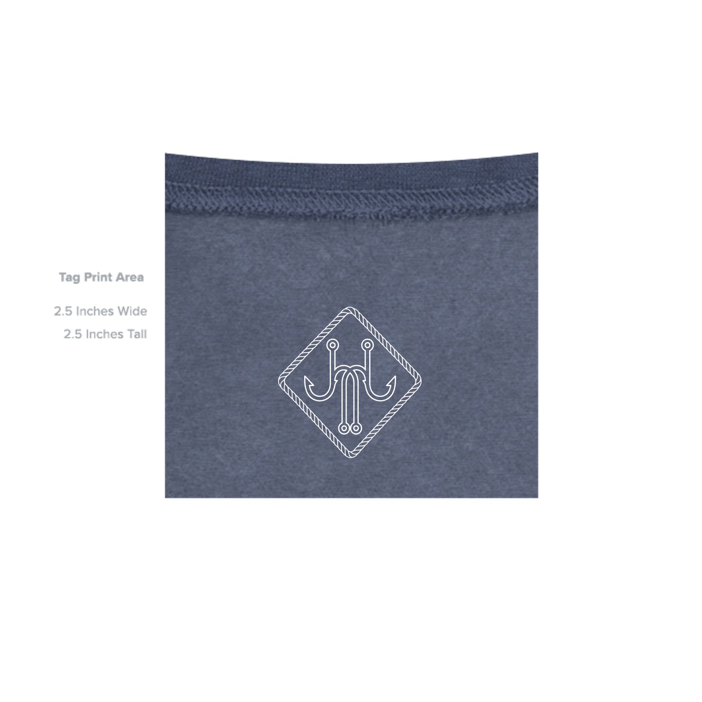 Heather Sport Dark Navy - G185 - INSIDE_TAG_LINE