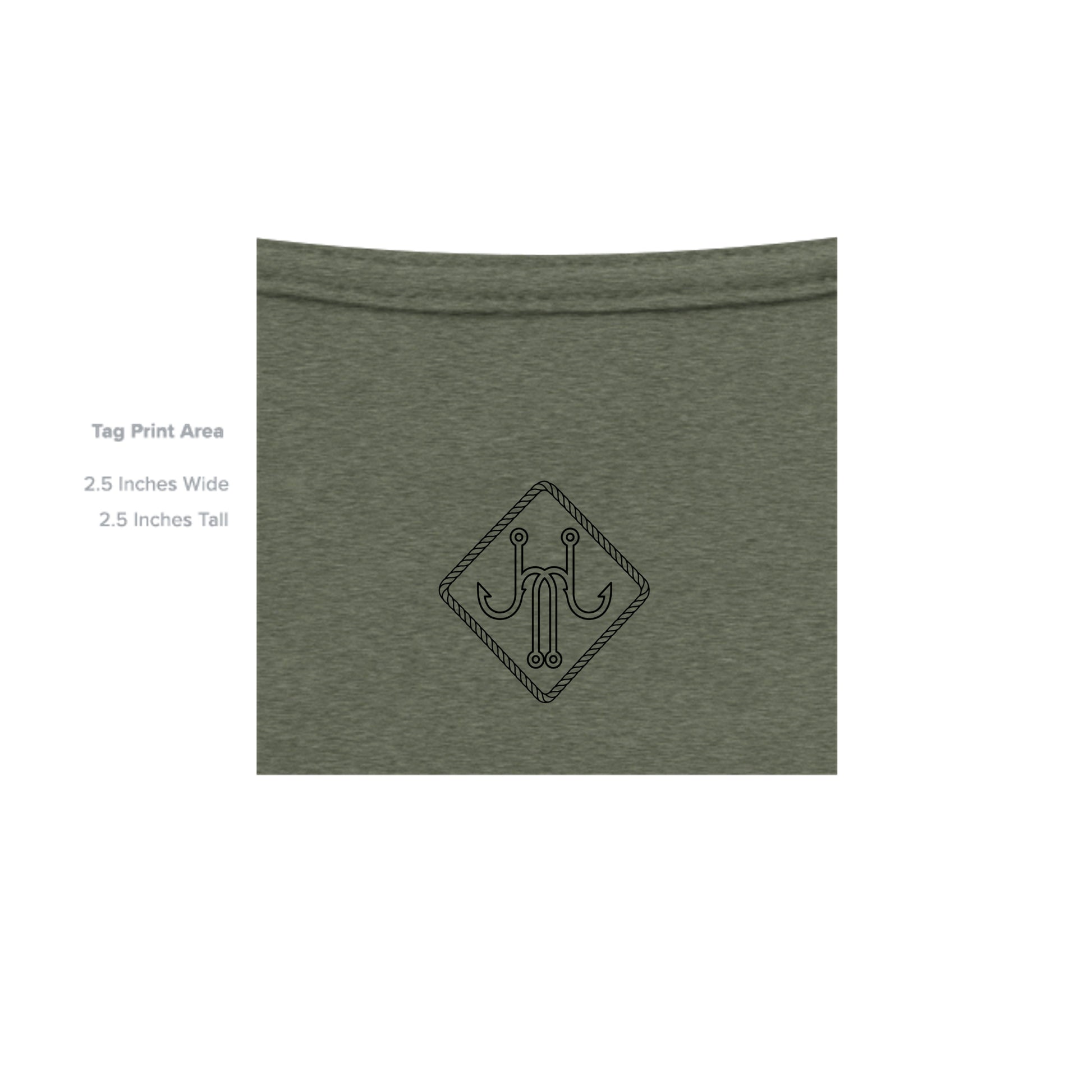 HEATHER MILITARY GREEN - G500 - INSIDE_TAG_LINE