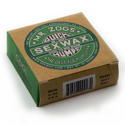Sex Wax Cool to Mid Warm Water (Green) -Bundle 9pcs